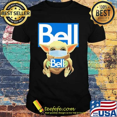 Baby Yoda mask hug Bell shirt
