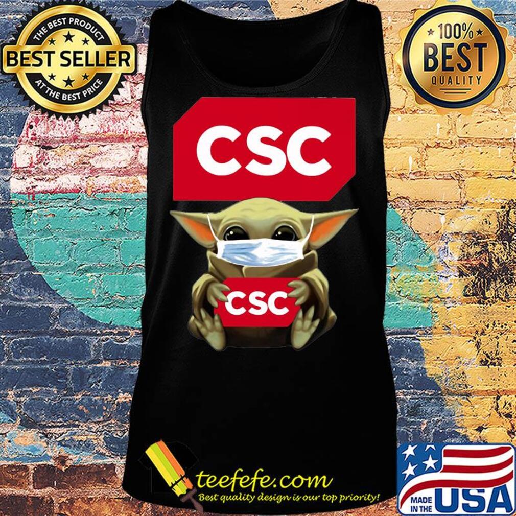 Baby Yoda mask hug CSC s Tank top Baby Yoda mask hug CSC s Tank top