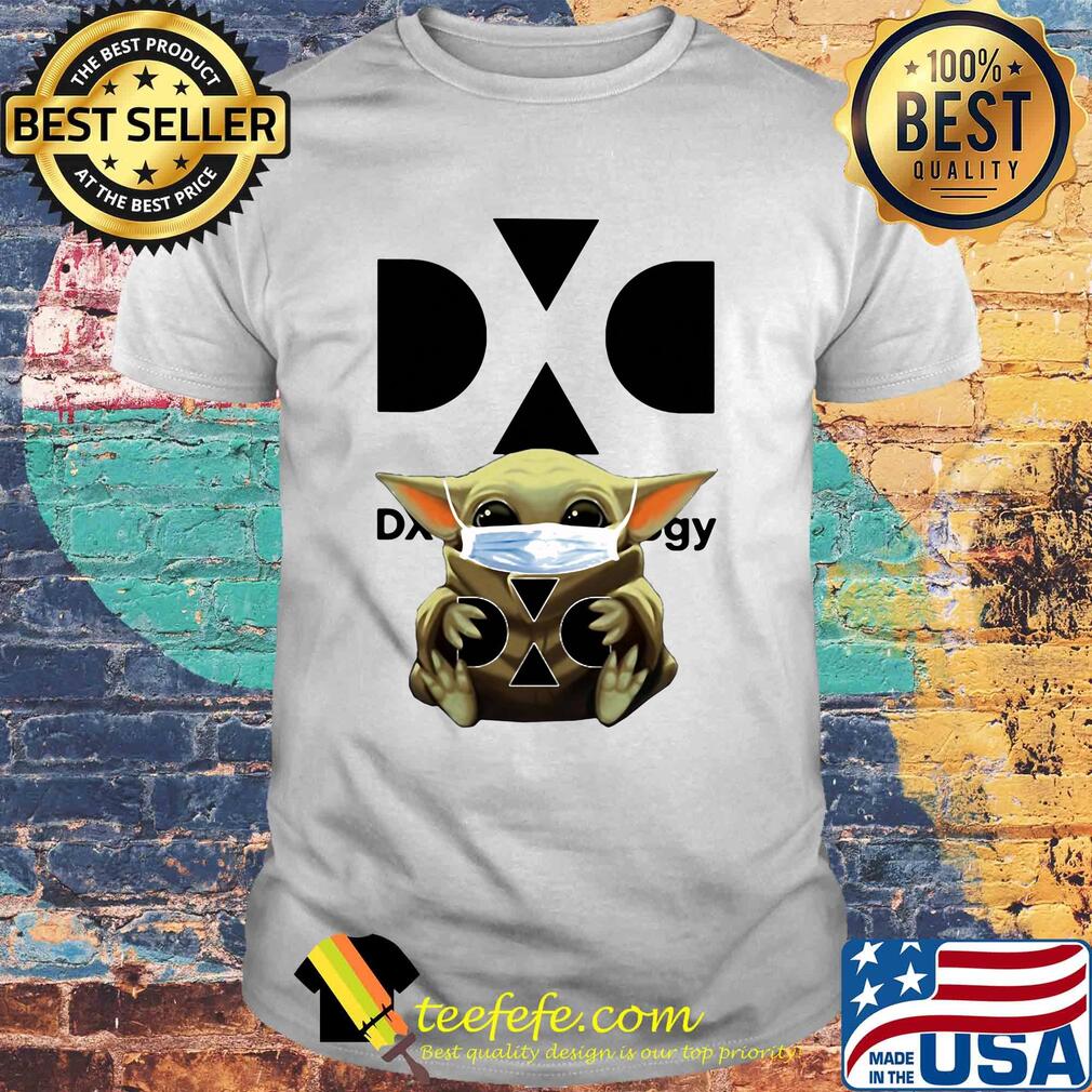 Baby Yoda mask hug DXC technology shirt