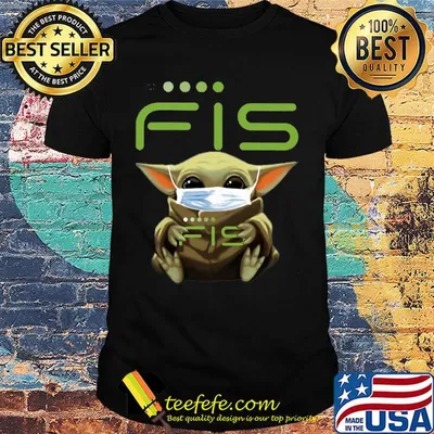 Baby Yoda mask hug Fis shirt