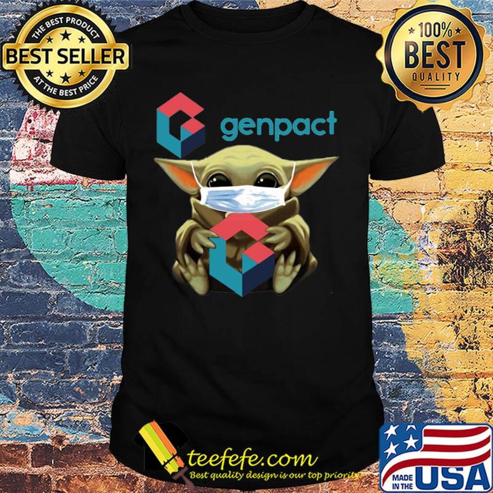 Baby Yoda mask hug Genpact shirt Baby Yoda mask hug Genpact shirt