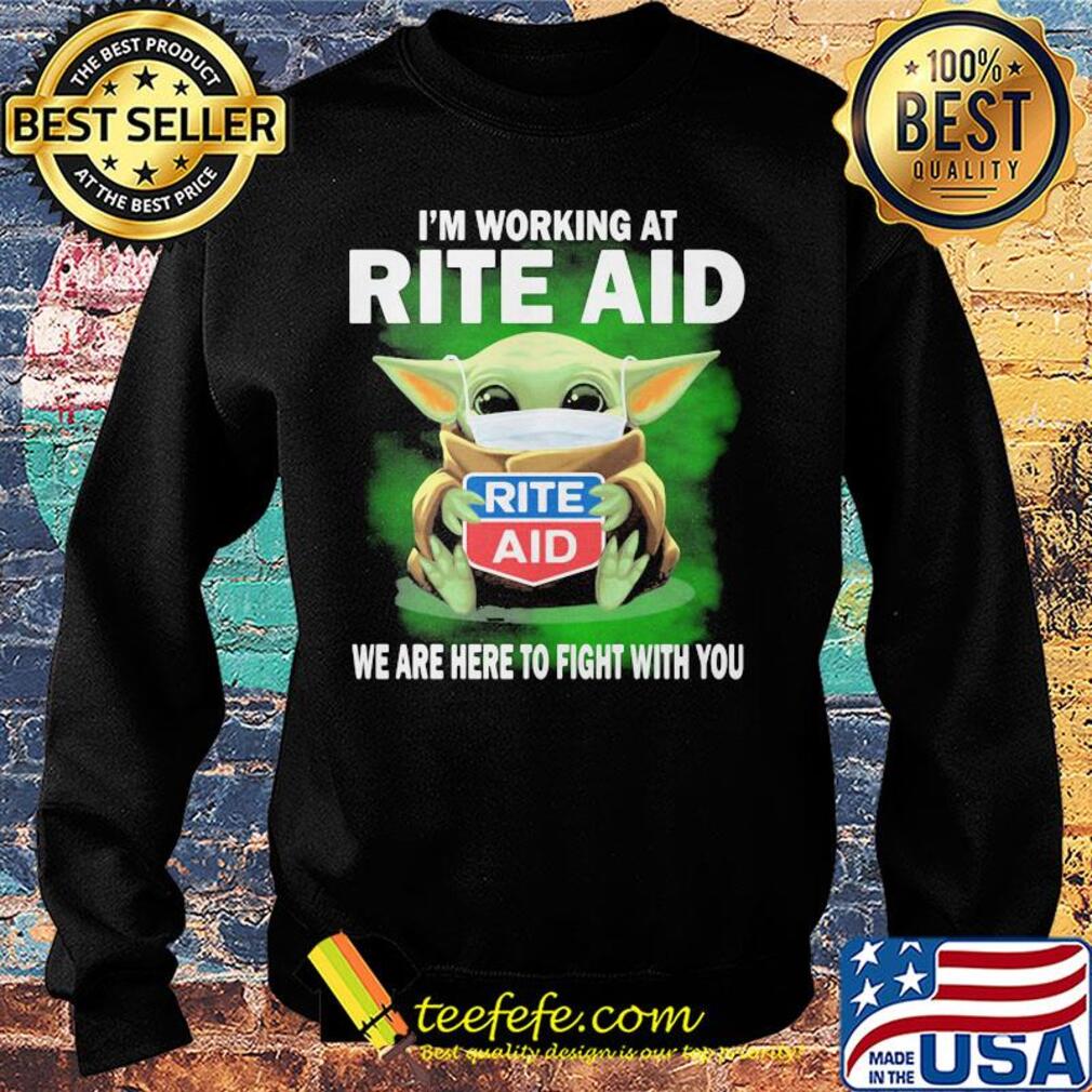 Baby Yoda mask hug I'm working at Rite Aid we are here to fight with you s Sweater Baby Yoda mask hug I'm working at Rite Aid we are here to fight with you s Sweater