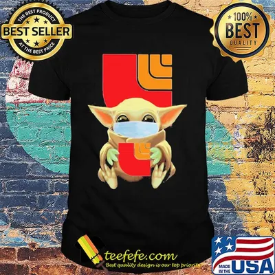 Baby Yoda mask hug Loblaws shirt