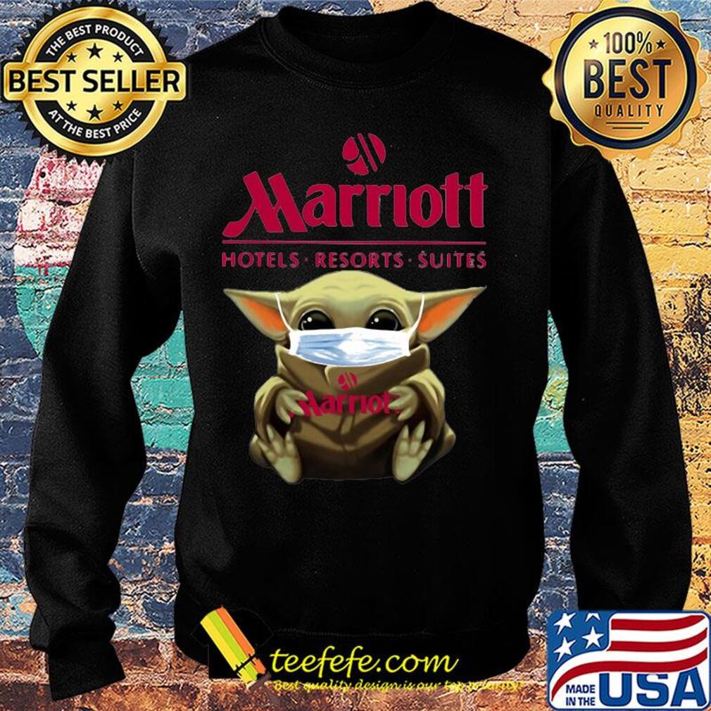 Baby Yoda mask hug Marriott hotels Resorts suites s Sweater Baby Yoda mask hug Marriott hotels Resorts suites s Sweater