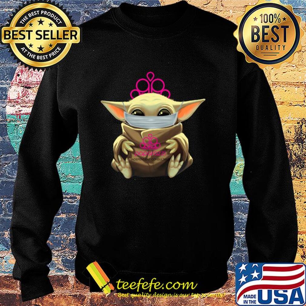 Baby Yoda mask hug Paparazzi Independent consultant s Sweater Baby Yoda mask hug Paparazzi Independent consultant s Sweater