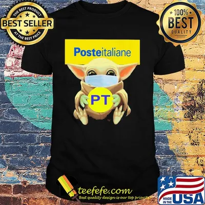 Baby Yoda mask hug Posteitaliane shirt