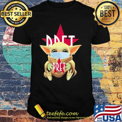 Baby Yoda mask hug Pret shirt