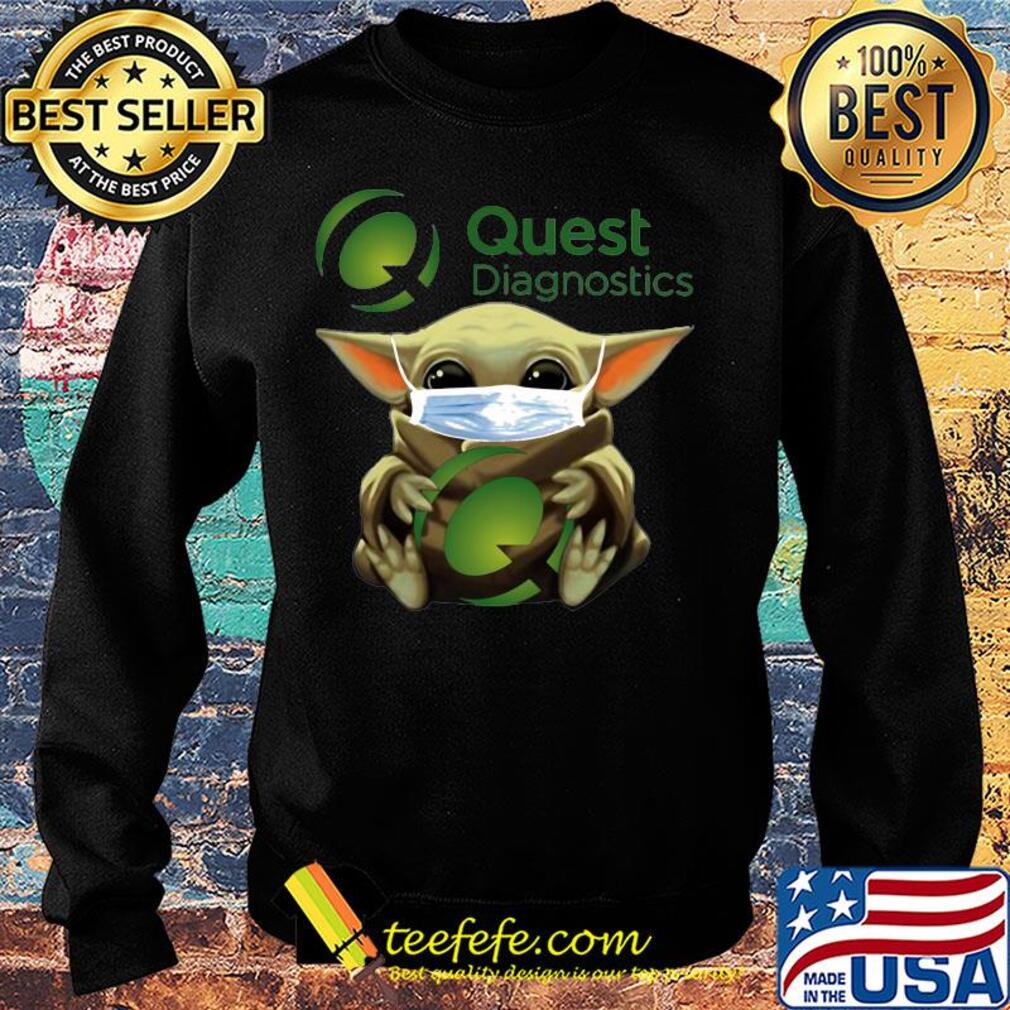 Baby Yoda mask hug Quest Diagnostics s Sweater Baby Yoda mask hug Quest Diagnostics s Sweater