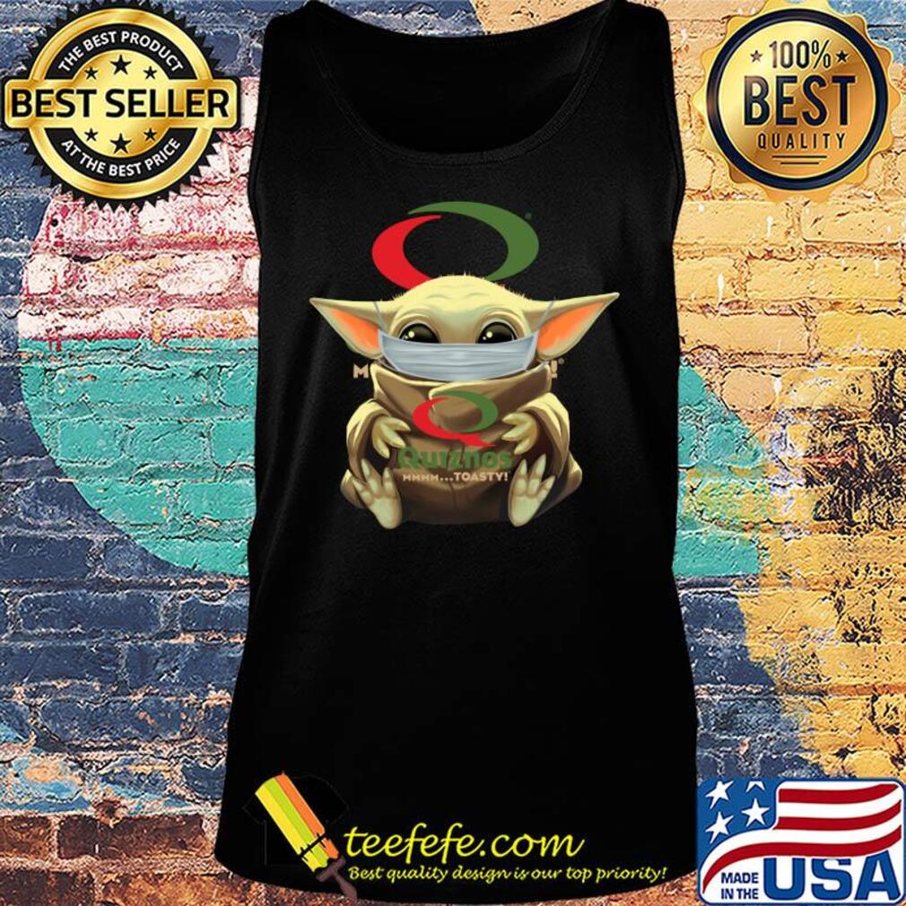 Baby Yoda mask hug Quiznos MMM...Toasty s Tank top Baby Yoda mask hug Quiznos MMM...Toasty s Tank top