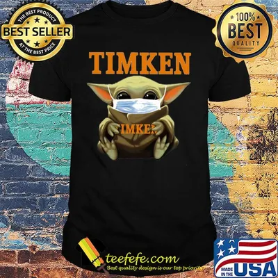 Baby Yoda mask hug Timken shirt