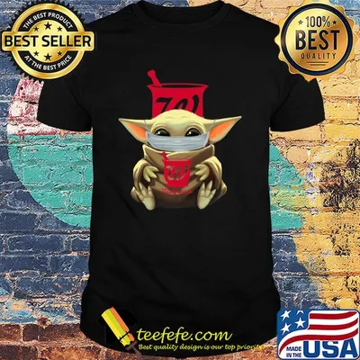 Baby Yoda mask hug Walgreens shirt
