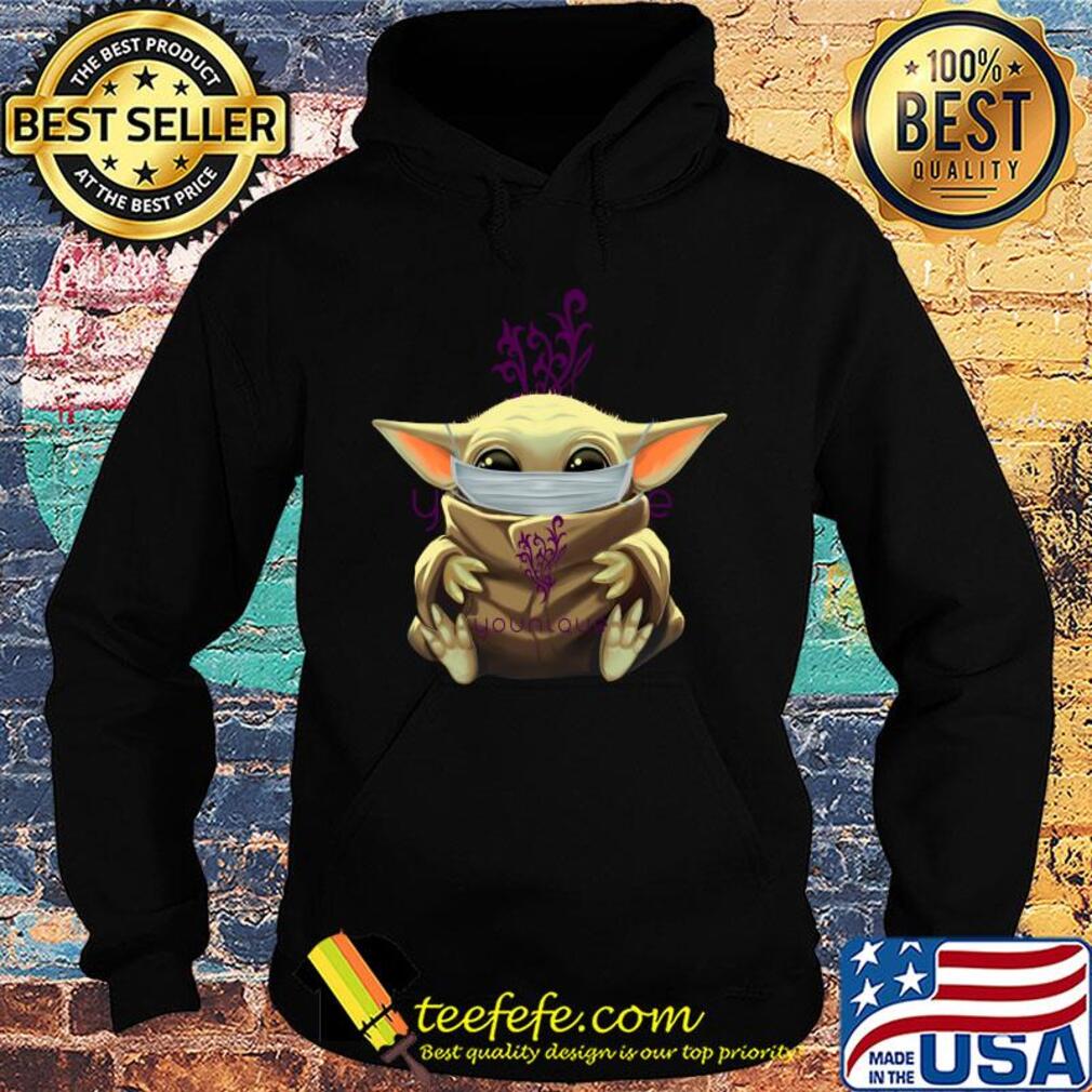 Baby Yoda mask hug Younque s Hoodie Baby Yoda mask hug Younque s Hoodie
