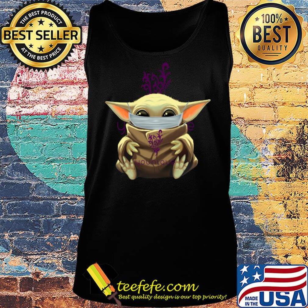Baby Yoda mask hug Younque s Tank top Baby Yoda mask hug Younque s Tank top
