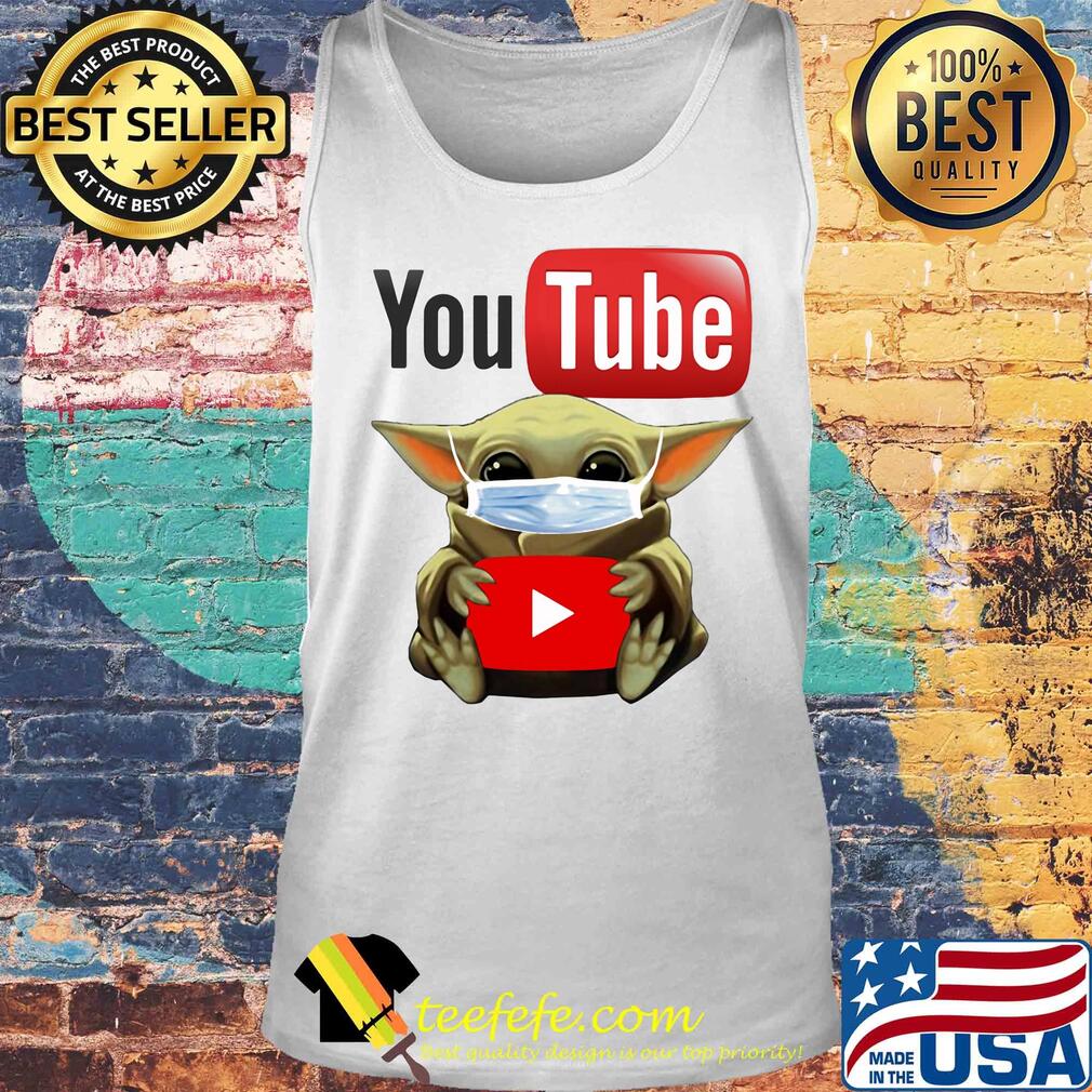 Baby yoda mask hug Youtube s Tank top Baby yoda mask hug Youtube s Tank top