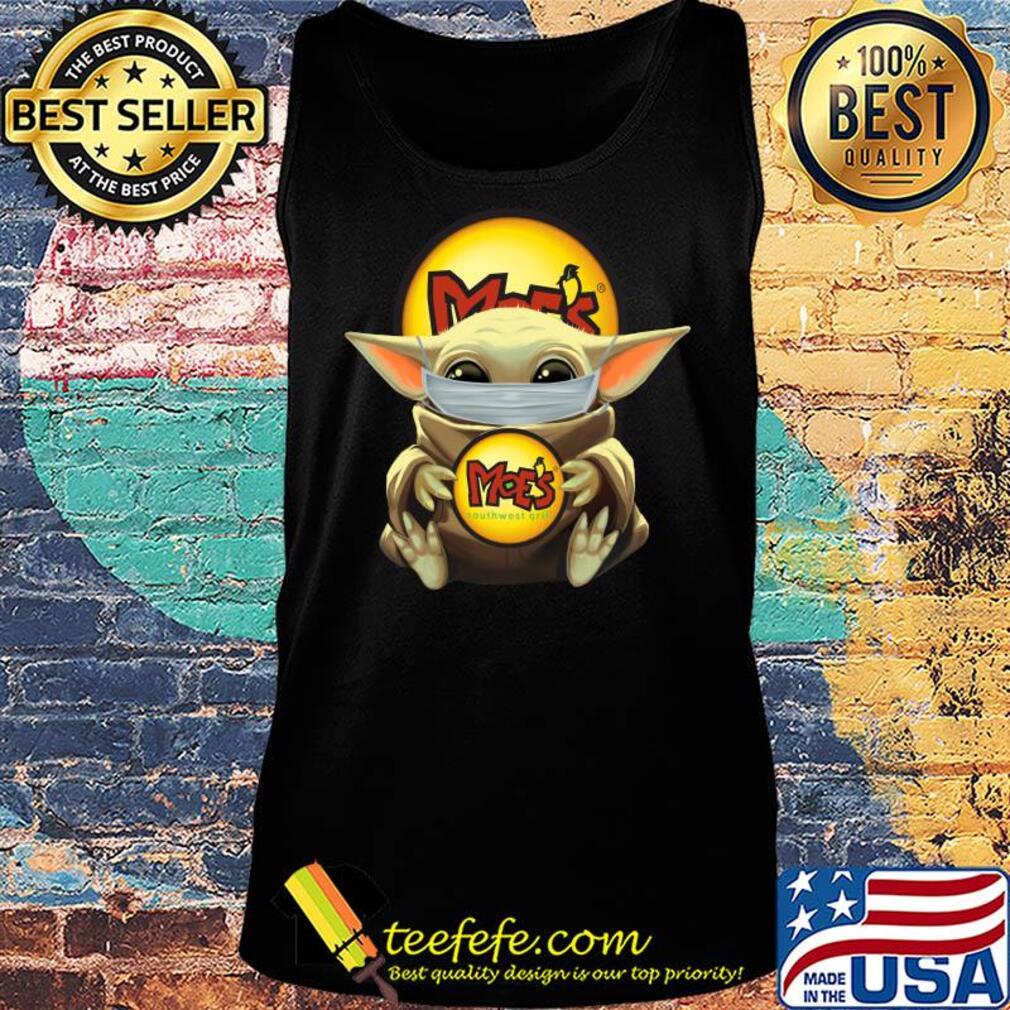 Baby Yoda mask hung Moe's s Tank top Baby Yoda mask hung Moe's s Tank top