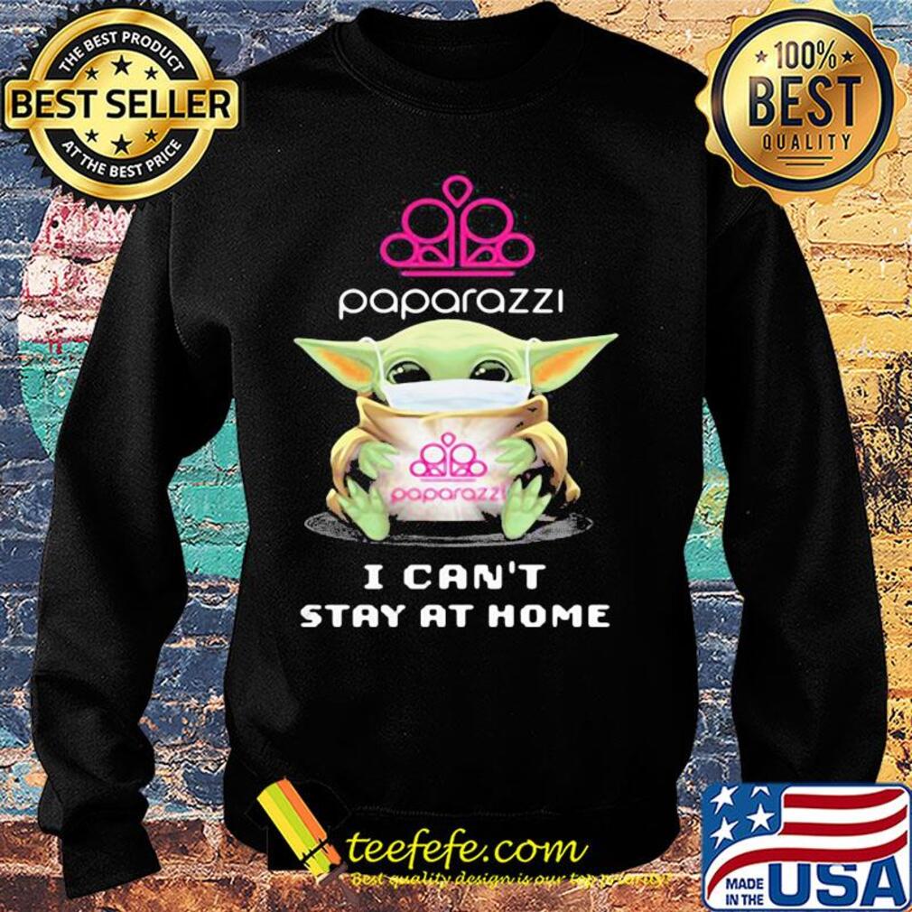 Baby Yoda mask Paparazzi I can't stay at home s Sweater Baby Yoda mask Paparazzi I can't stay at home s Sweater