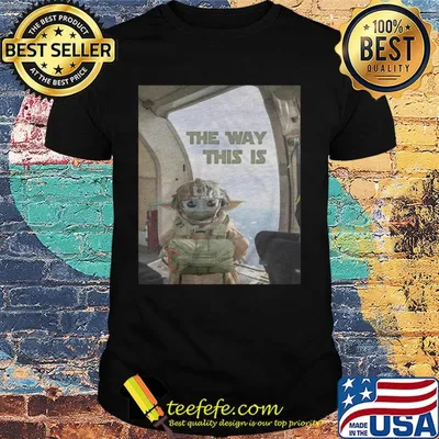 Baby Yoda the way this is shirt