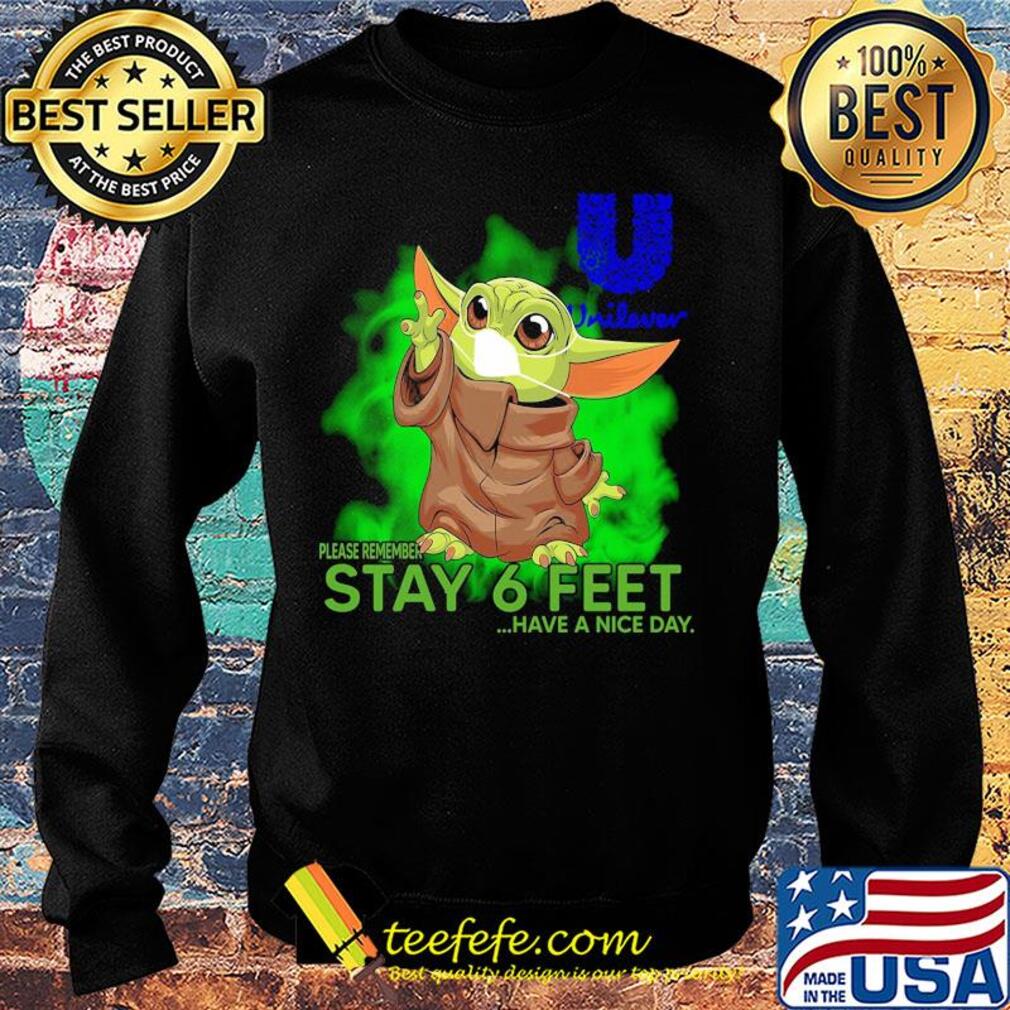Baby yoda wear mask unilever please remember stay 6 feet have a nice day s Sweater Baby yoda wear mask unilever please remember stay 6 feet have a nice day s Sweater