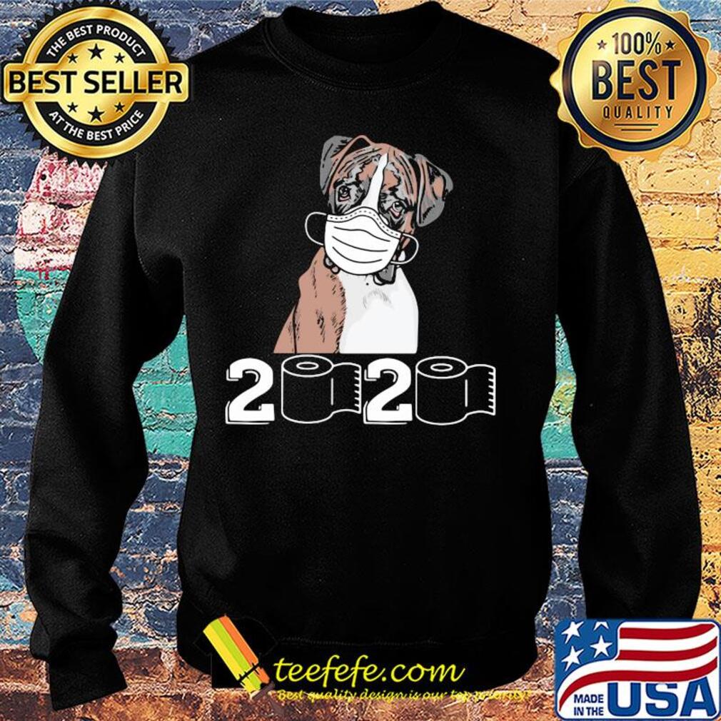 Boxer dog mask 2020 toilet paper s Sweater Boxer dog mask 2020 toilet paper s Sweater