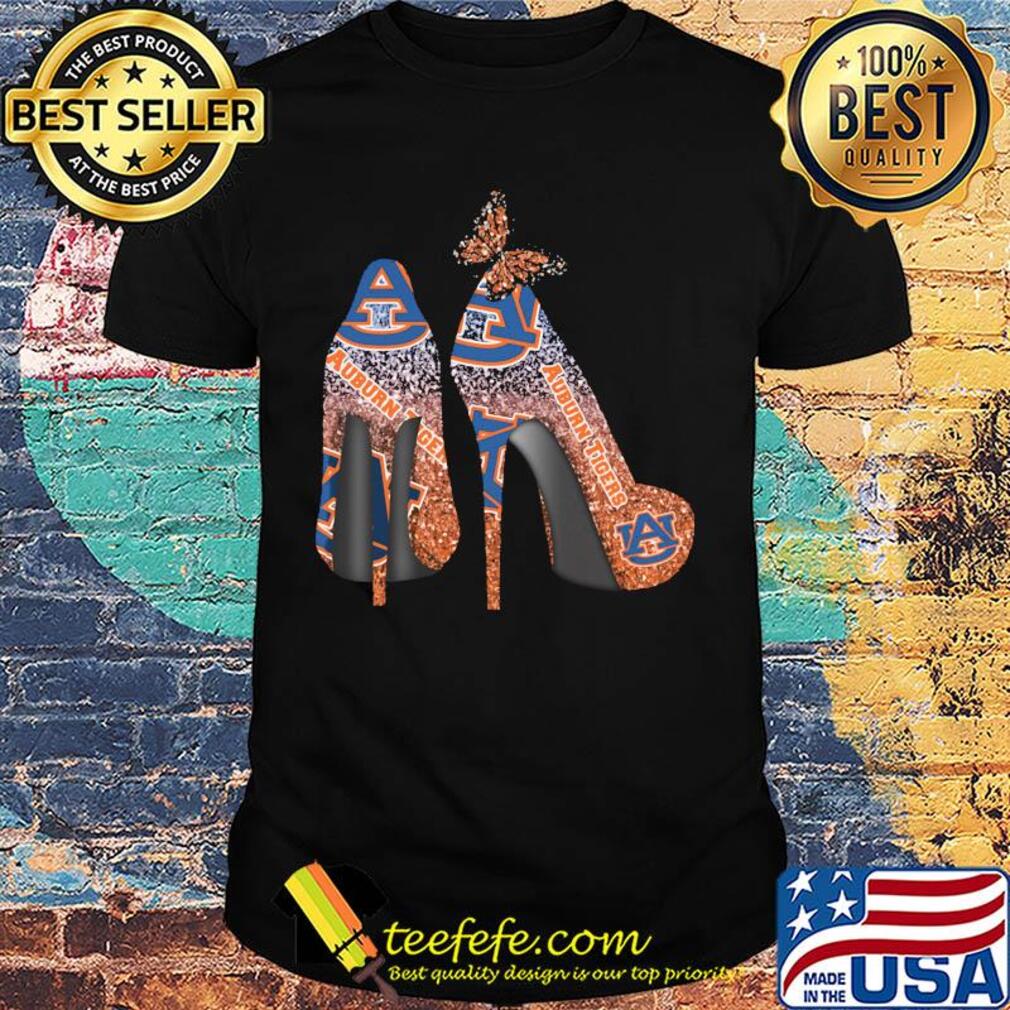 Butterfly Shoes Auburn Tigers Shirt