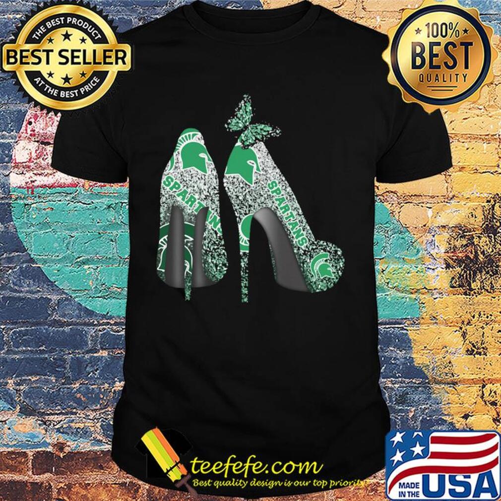 Butterfly Shoes Michigan State Spartans Shirt