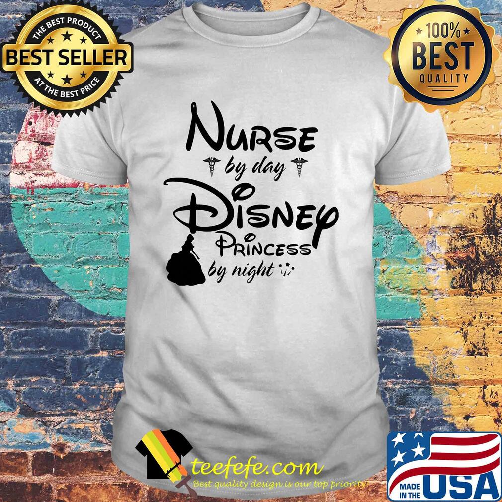 Caduceus Medical Symbol nurse by day disney princess by night shirt
