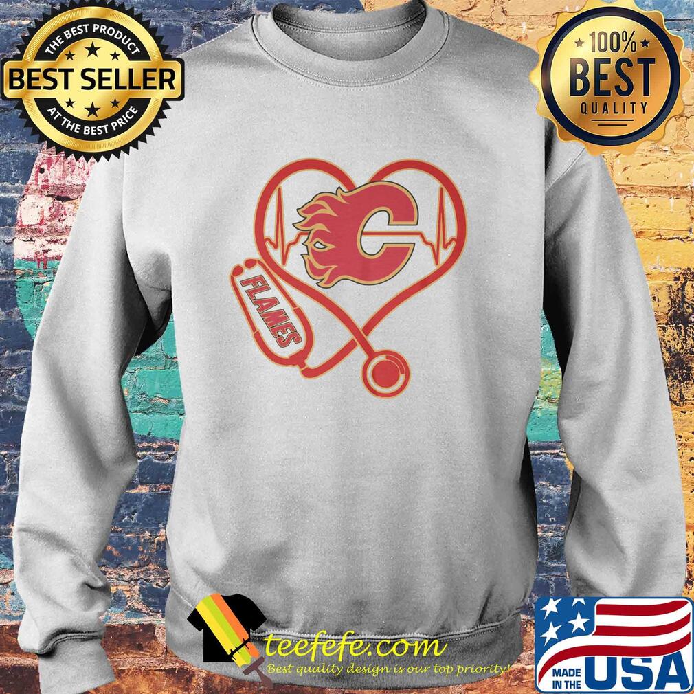 Calgary flames stethoscope heart s Sweater Calgary flames stethoscope heart s Sweater