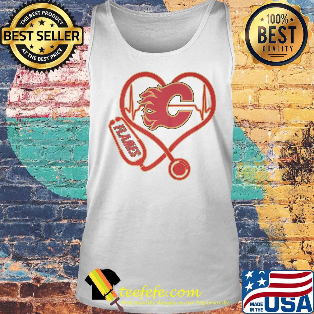 Calgary flames stethoscope heart s Tank top Calgary flames stethoscope heart s Tank top