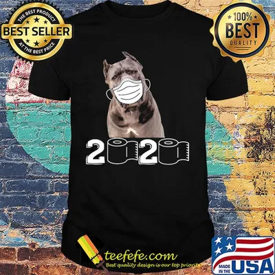 Cane Corso mask 2020 toilet paper shirt