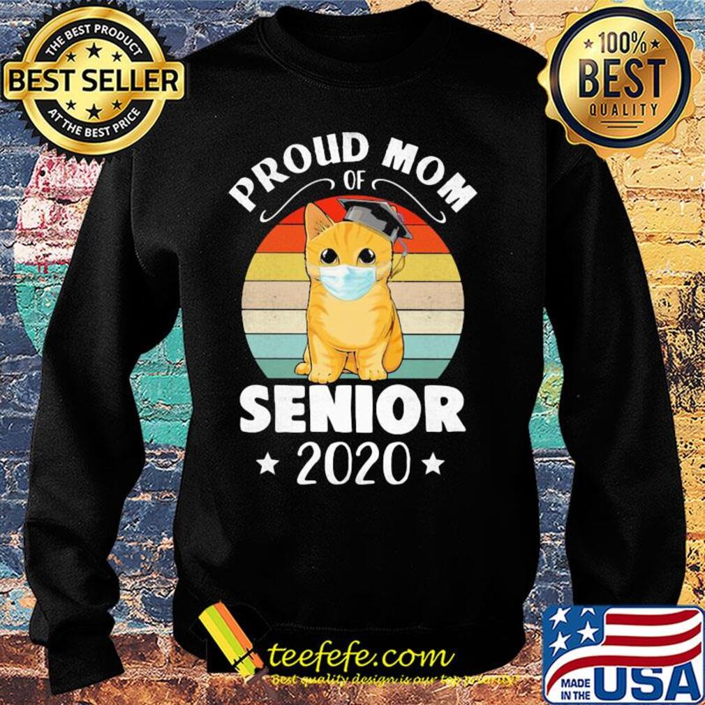 Cats graduated proud mom of senior 2020 vintage s Sweater Cats graduated proud mom of senior 2020 vintage s Sweater