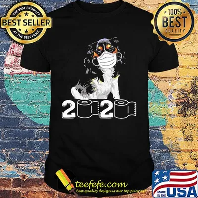 Cavalier King mask 2020 toilet paper shirt