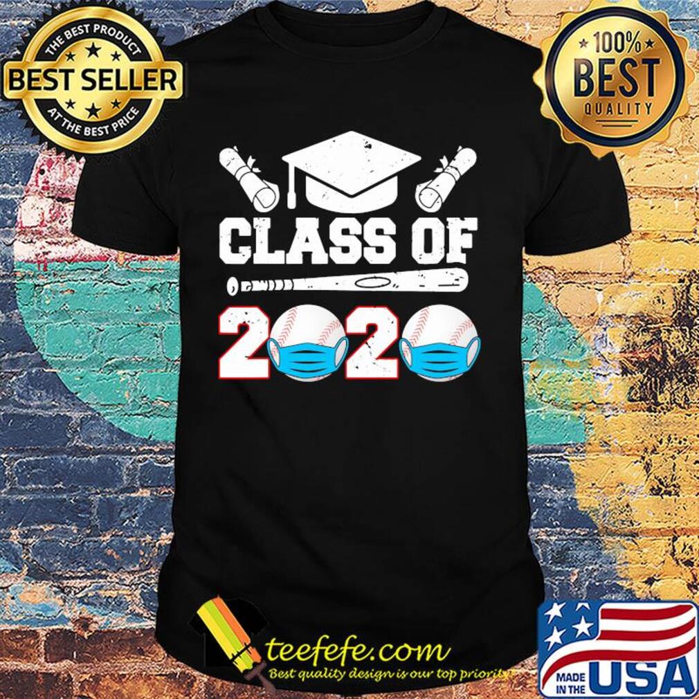 class of 2020 mask Baseball shirt class of 2020 mask Baseball shirt