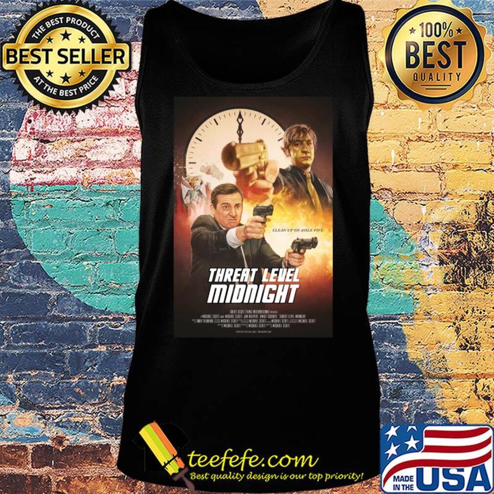 Clean up on aisle five threat level midnight s Tank top Clean up on aisle five threat level midnight s Tank top