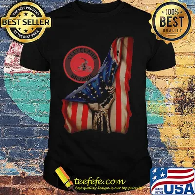 Cleveland Browns American flag shirt