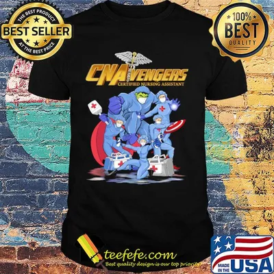 CNA Vengers Certified Nursing Assistant Heroes Nurse shirt