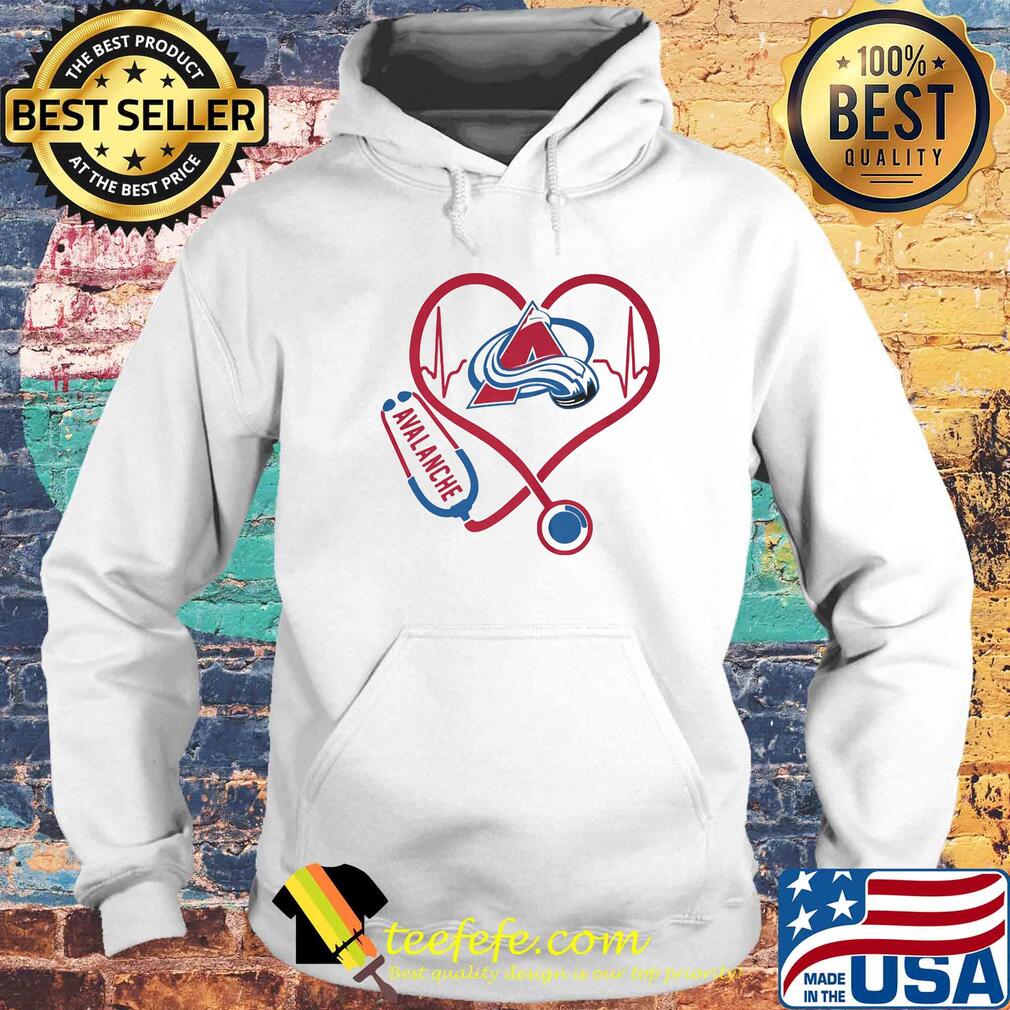 Colorado avalanche alternate stethoscope heart s Hoodie Colorado avalanche alternate stethoscope heart s Hoodie
