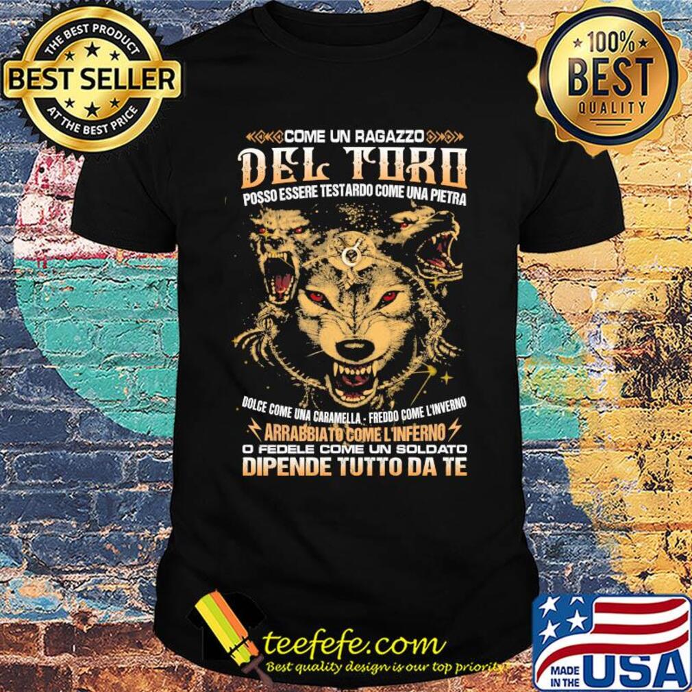 Come un ragazzo del toro posso essere testardo come una pietra Wolf shirt Come un ragazzo del toro posso essere testardo come una pietra Wolf shirt