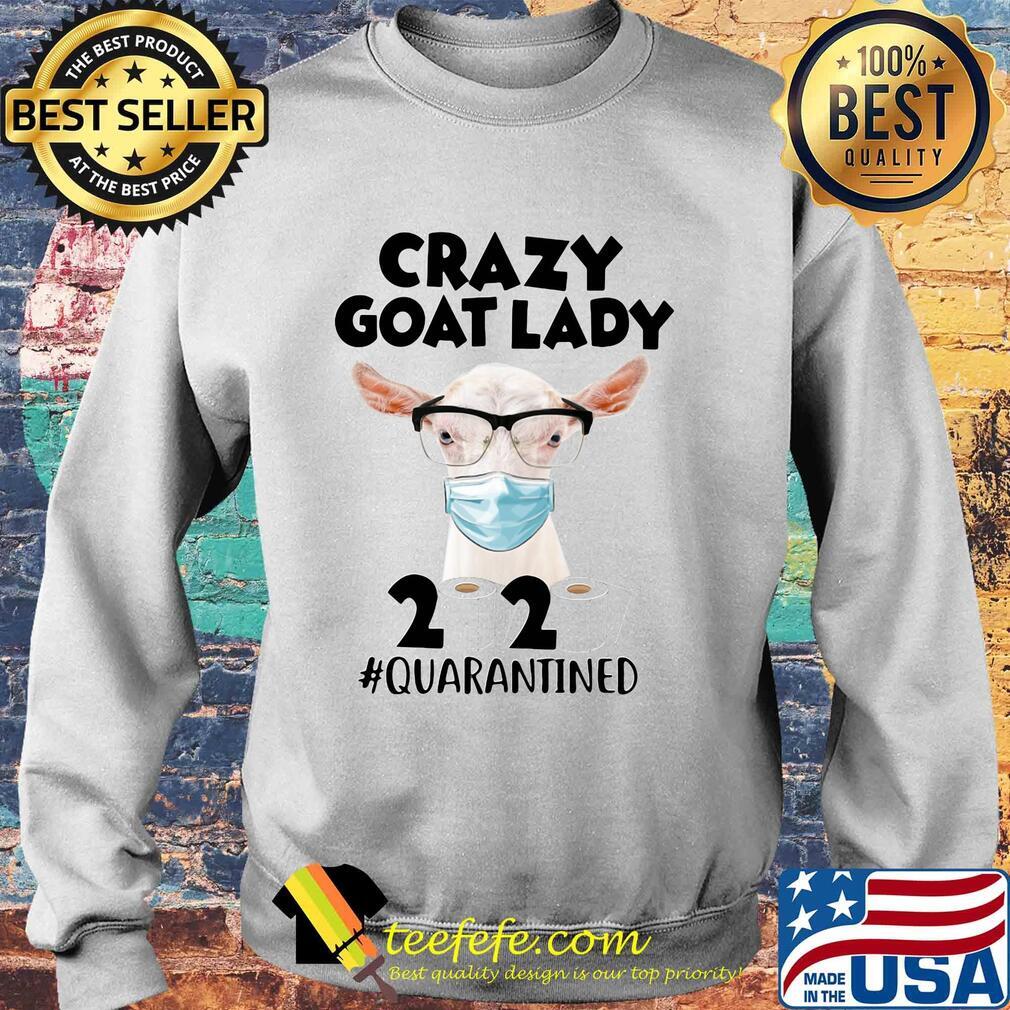 Crazy goat lady mask 2020 toilet paper quarantined s Sweater Crazy goat lady mask 2020 toilet paper quarantined s Sweater