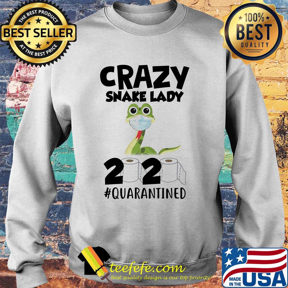 Crazy Snake lady 2020 isolated toilet paper mask s Sweater Crazy Snake lady 2020 isolated toilet paper mask s Sweater