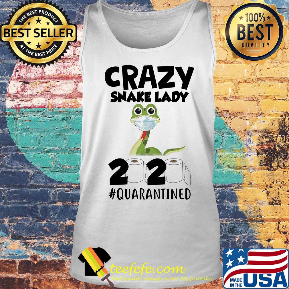 Crazy Snake lady 2020 isolated toilet paper mask s Tank top Crazy Snake lady 2020 isolated toilet paper mask s Tank top