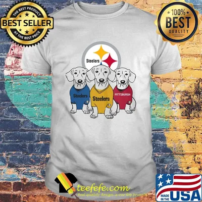 Dachshund dog pittsburgh steelers logo shirt