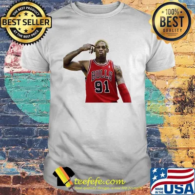 Dennis Rodman Bulls 91 shirt