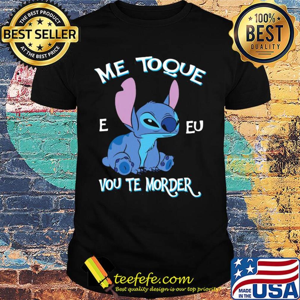 Disney stitch me toque e eu vou te morder shirt Disney stitch me toque e eu vou te morder shirt