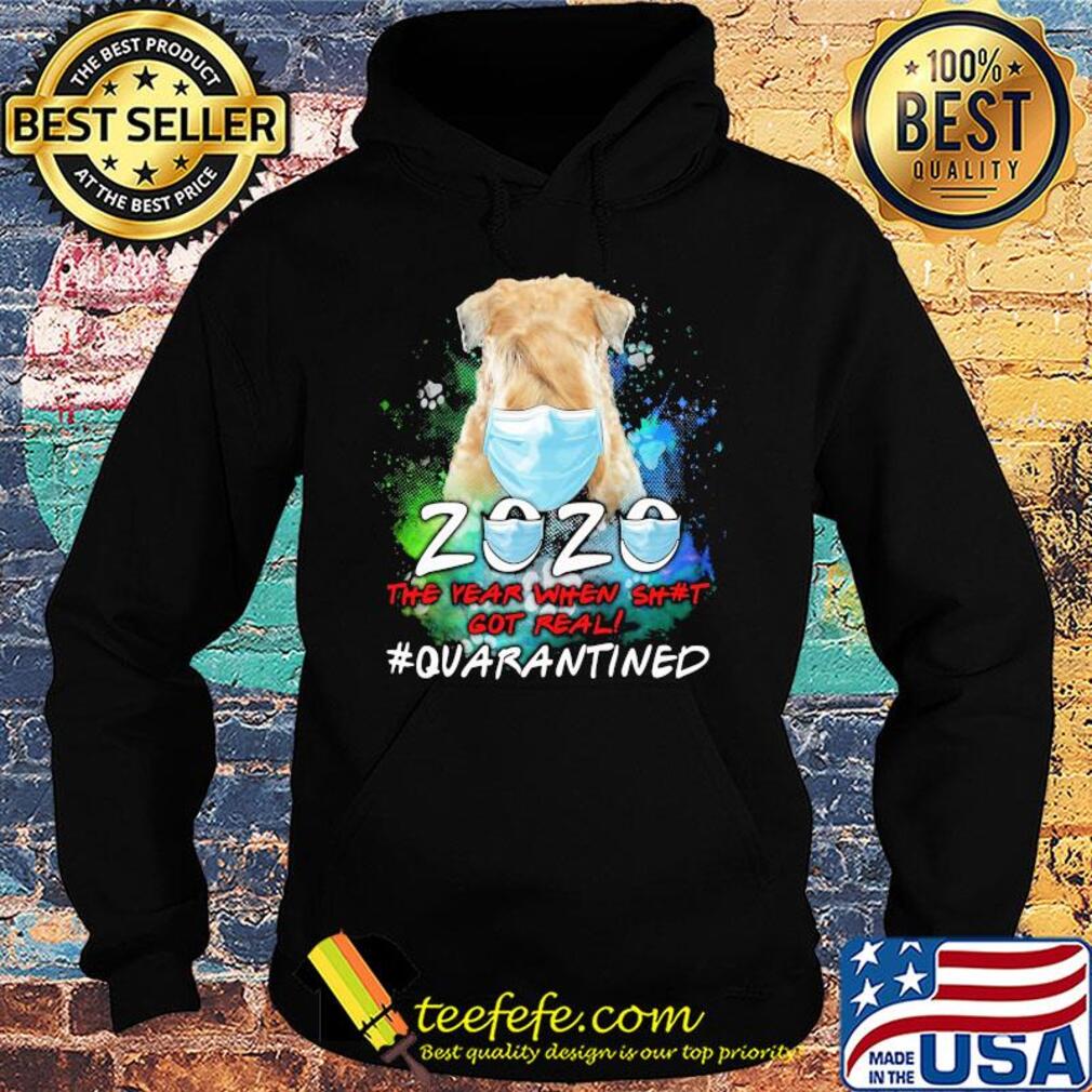 Dog 2020 the year when shit got real #quarantined mask s Hoodie Dog 2020 the year when shit got real #quarantined mask s Hoodie
