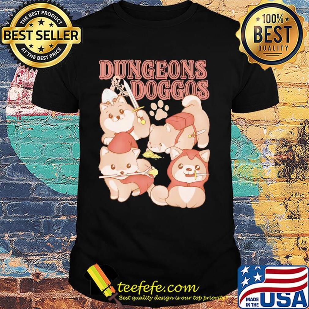 Dungeons and Doggos paw shirt
