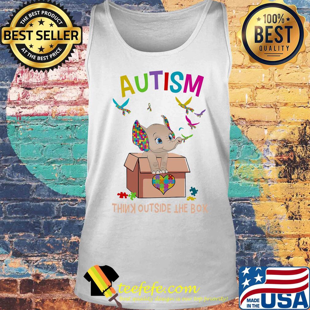 Elephant autism think outside the box s Tank top Elephant autism think outside the box s Tank top
