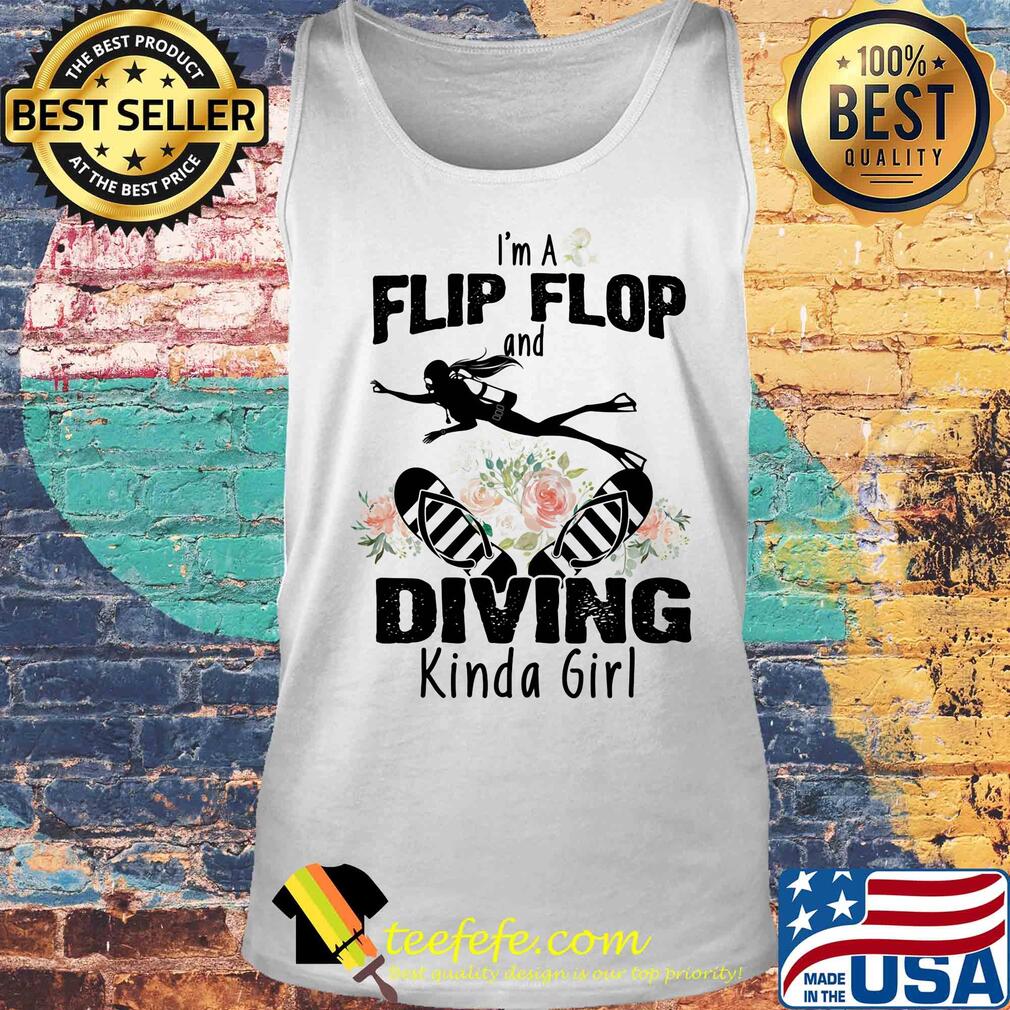 Flower I'm a flip flops and diving kinda girl s Tank top Flower I'm a flip flops and diving kinda girl s Tank top