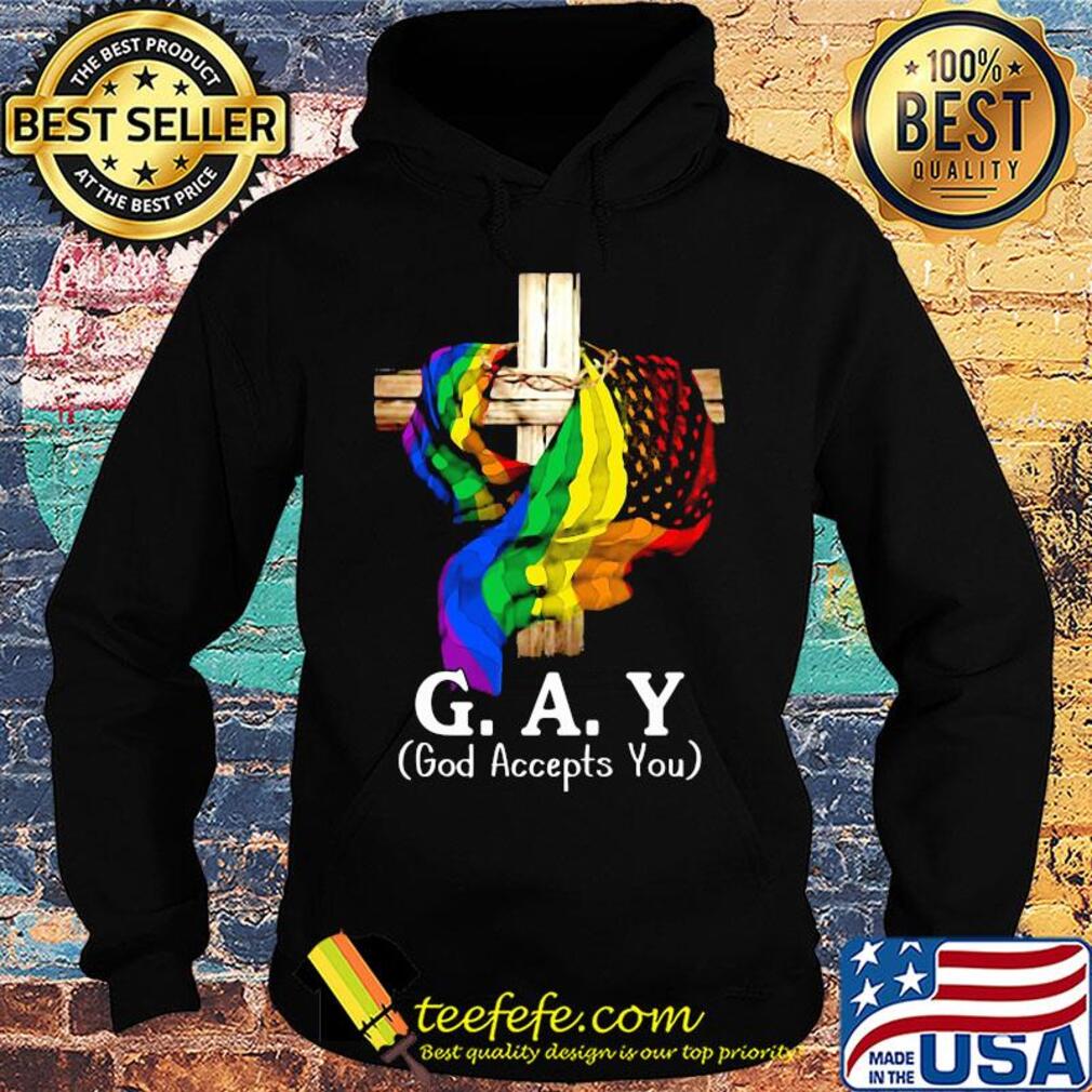 Gay god accepts you jesus american flag lgbt s Hoodie Gay god accepts you jesus american flag lgbt s Hoodie