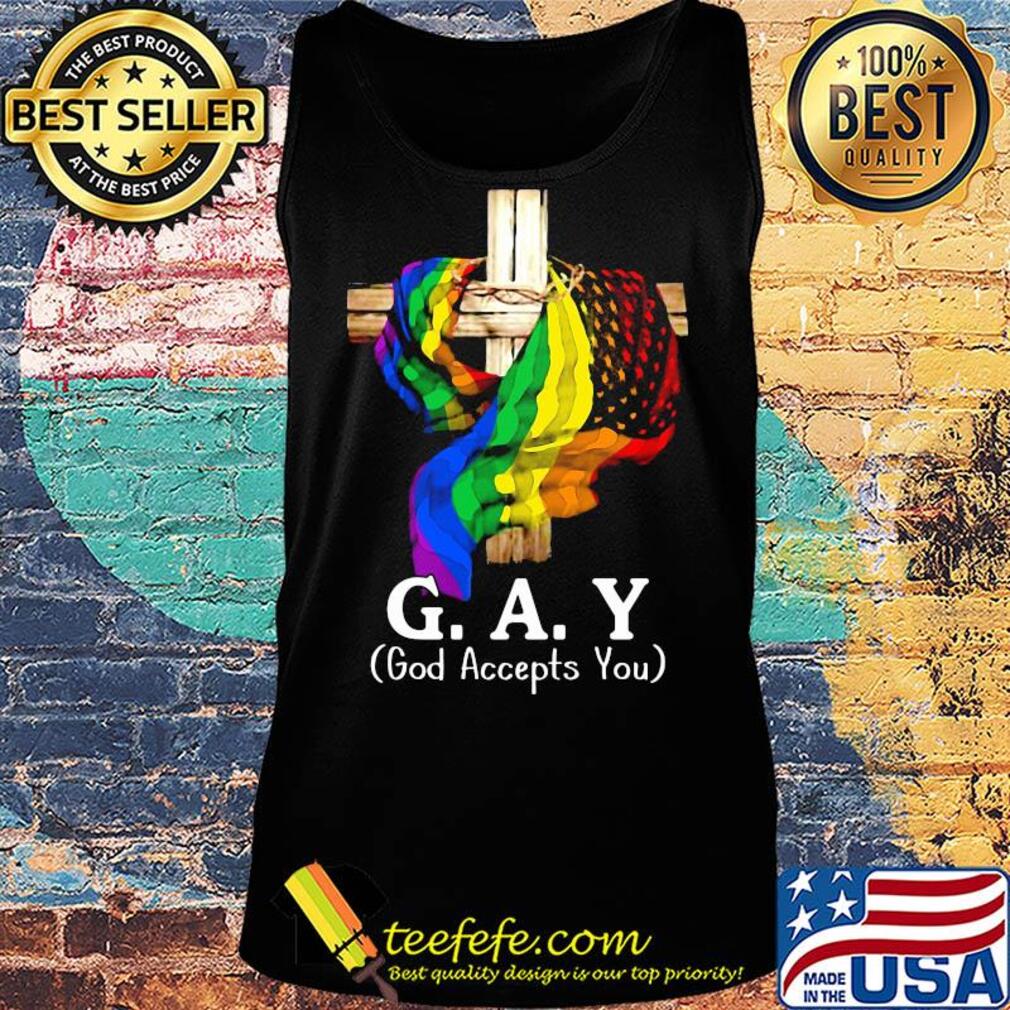 Gay god accepts you jesus american flag lgbt s Tank top Gay god accepts you jesus american flag lgbt s Tank top