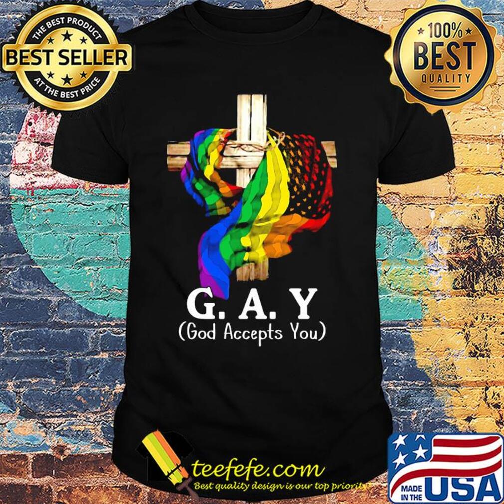 Gay god accepts you jesus american flag lgbt shirt Gay god accepts you jesus american flag lgbt shirt
